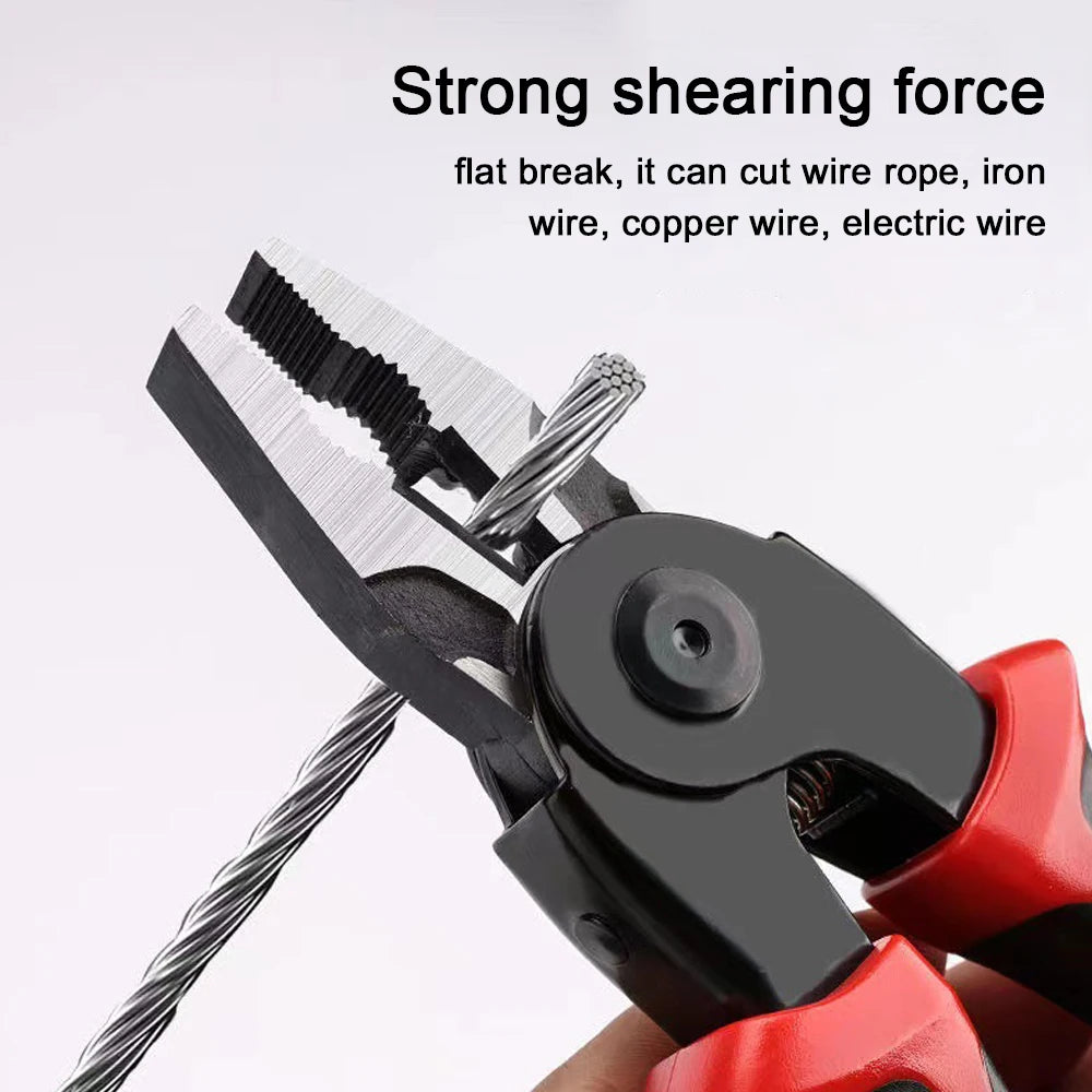 Multifunctional 5 in 1 Steel Pliers Interchangeable Head Special For Electricians