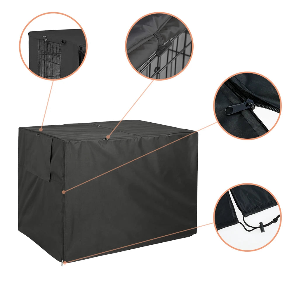 Dustproof and Waterproof Dog Crate Cover
