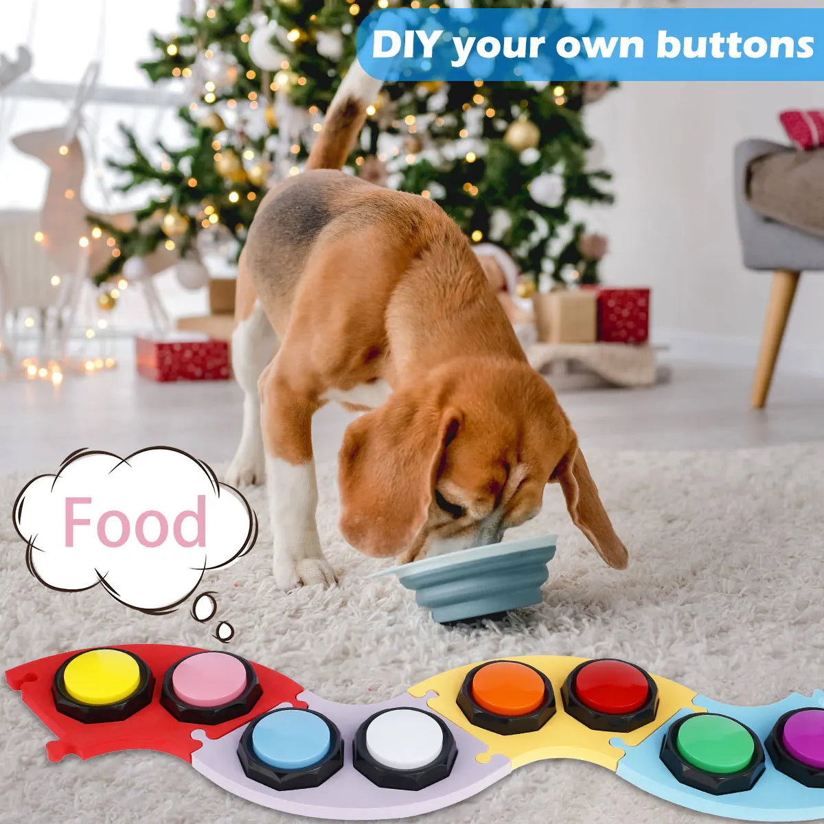 8Pcs Voice Recording Buttons for Communication Training