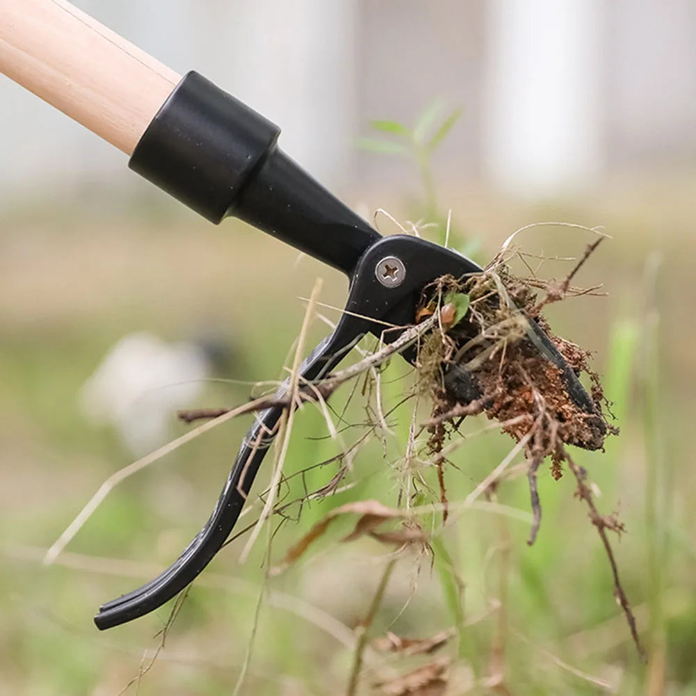 Standing Weeding Puller Shovel Garden Lawn Root Remover Weeder