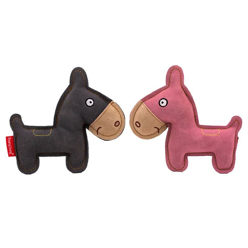 Fun Pet Toy leather Chew Toy For Dogs Puppy Squeaker