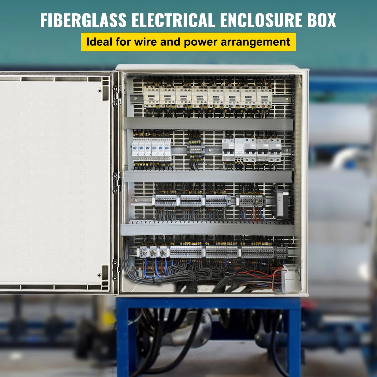 Fiberglass Reinforced Polyester Electrical Enclosure Box W/ Keys