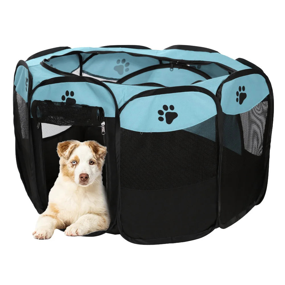 Portable Foldable Pet Dog Tent House For Dogs Playpen Tent Crat Outdoor Waterproof