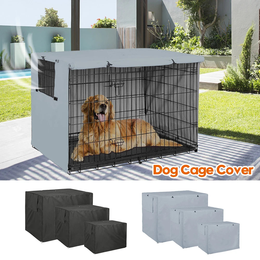 Dustproof and Waterproof Dog Crate Cover