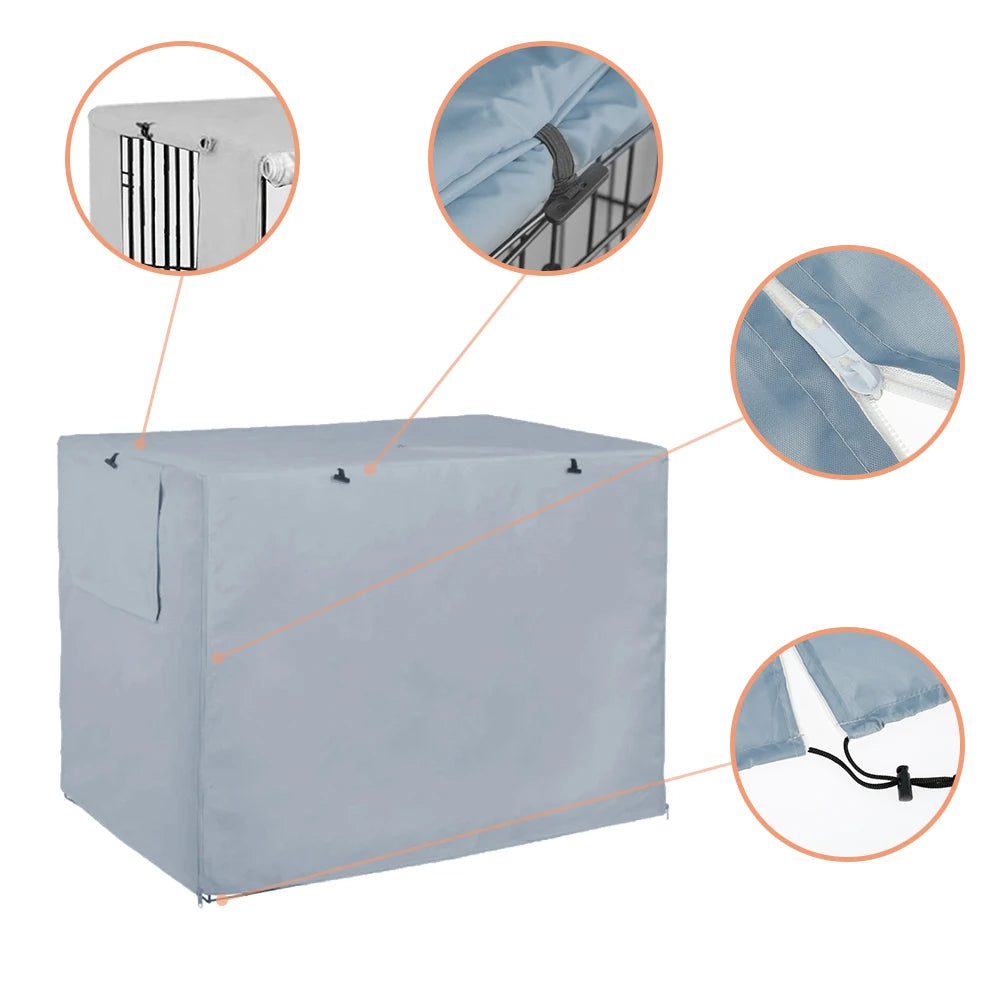 Dustproof and Waterproof Dog Crate Cover